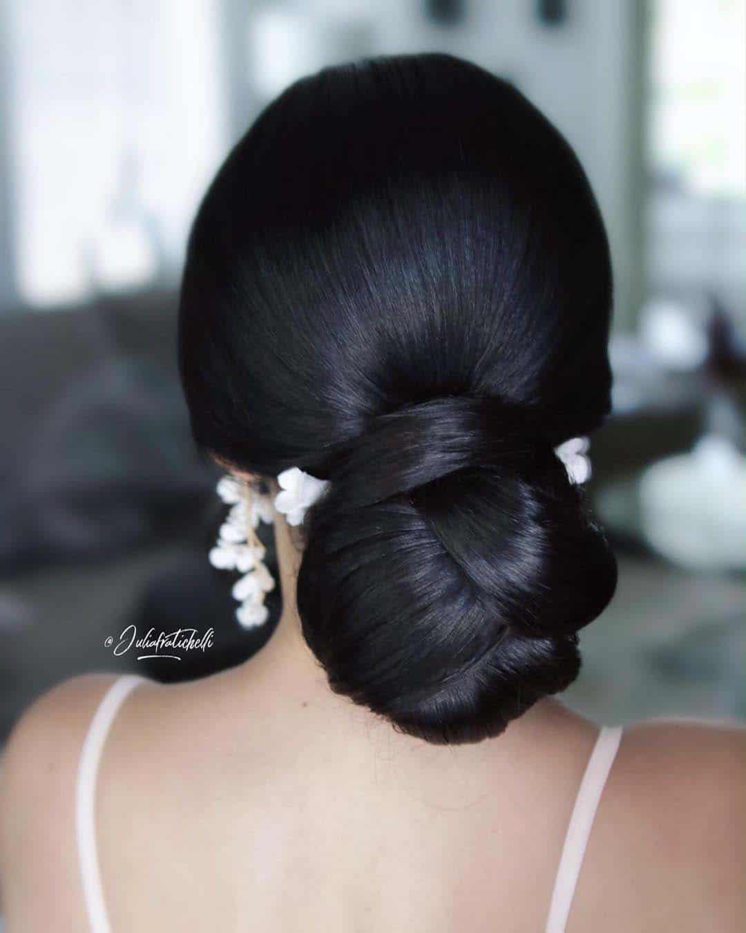 Bridesmaid Low Bun Hairstyles