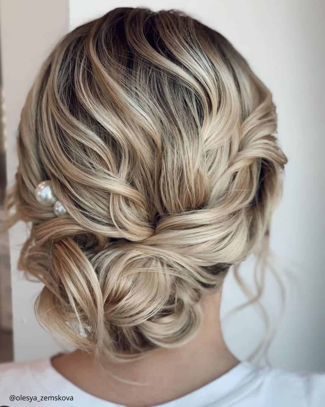 Low Bun Wedding Guest Hair