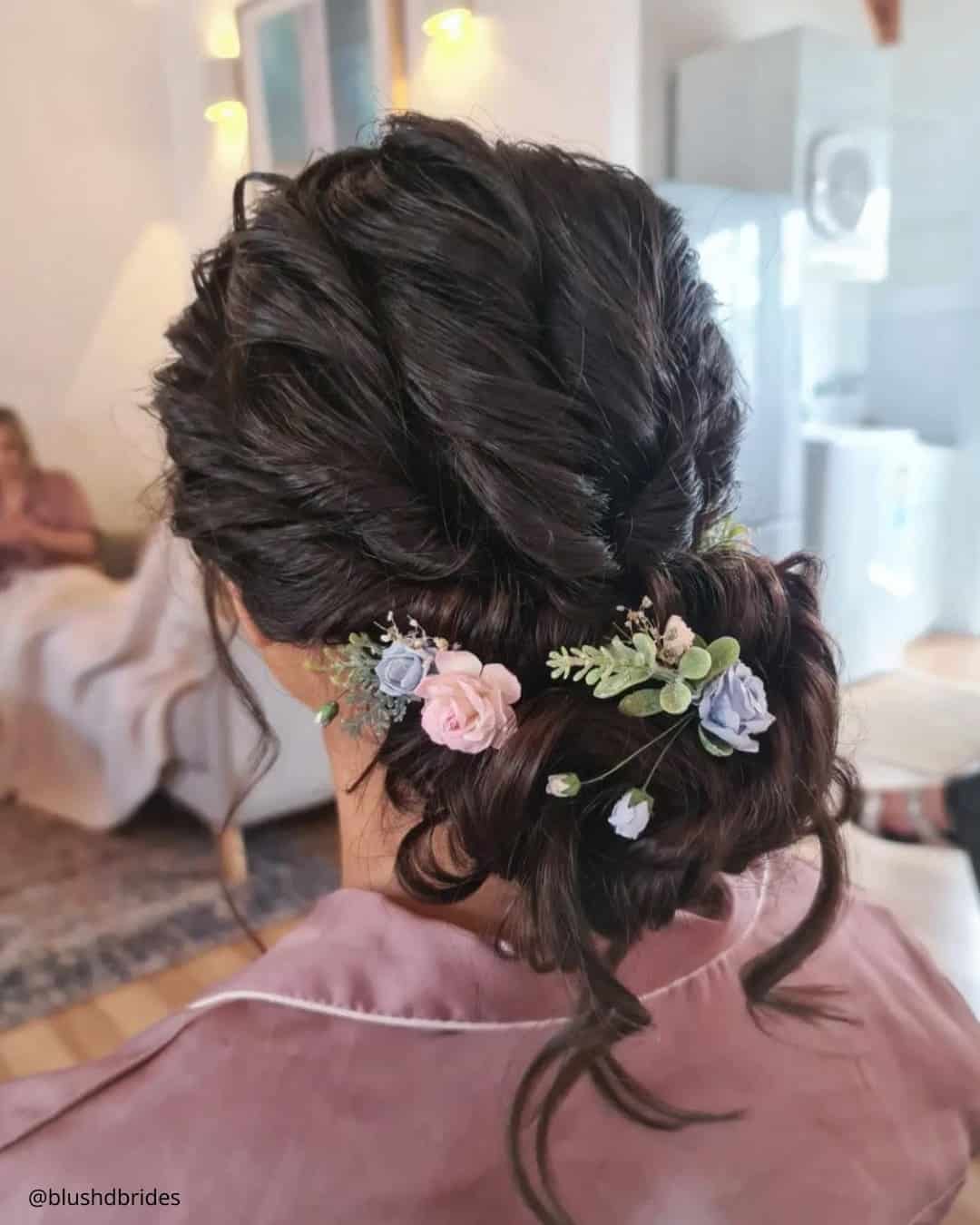 Low Bun Wedding Guest Hair