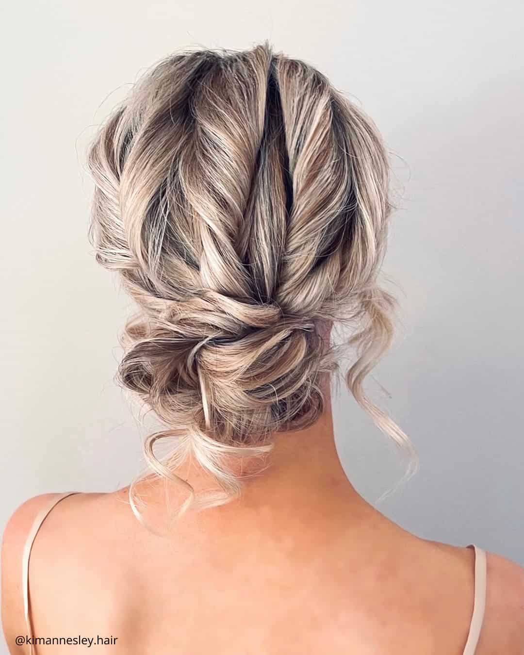 Low Bun Wedding Guest Hair