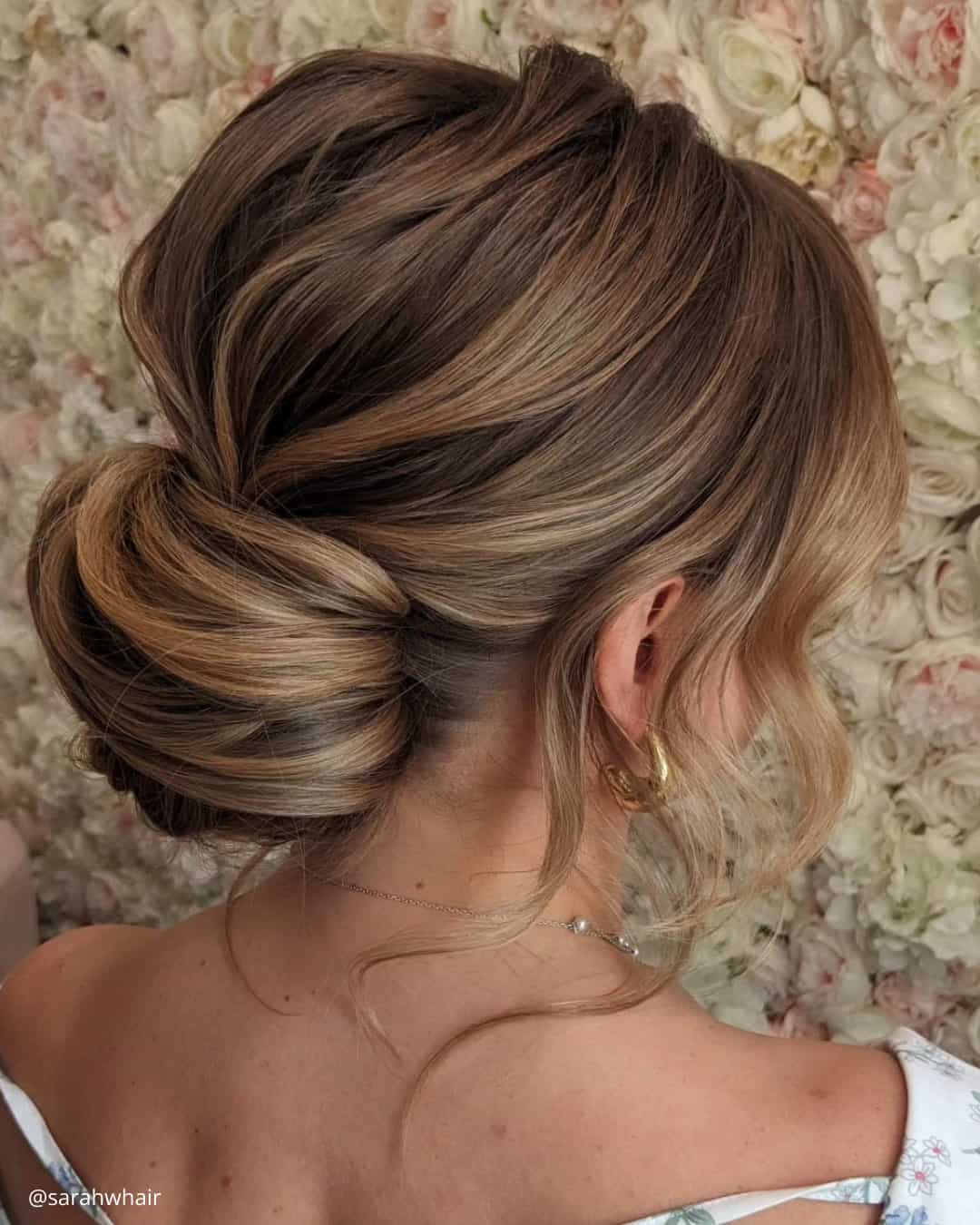 Low Bun Wedding Guest Hair