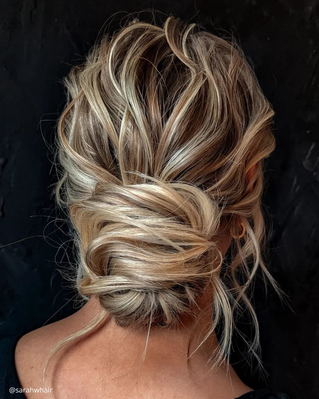 Low Bun Wedding Guest Hair