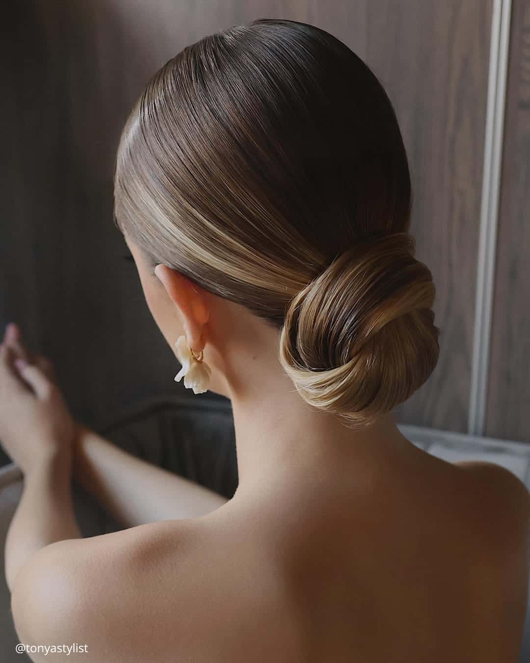 Classic Low Bridal Bun