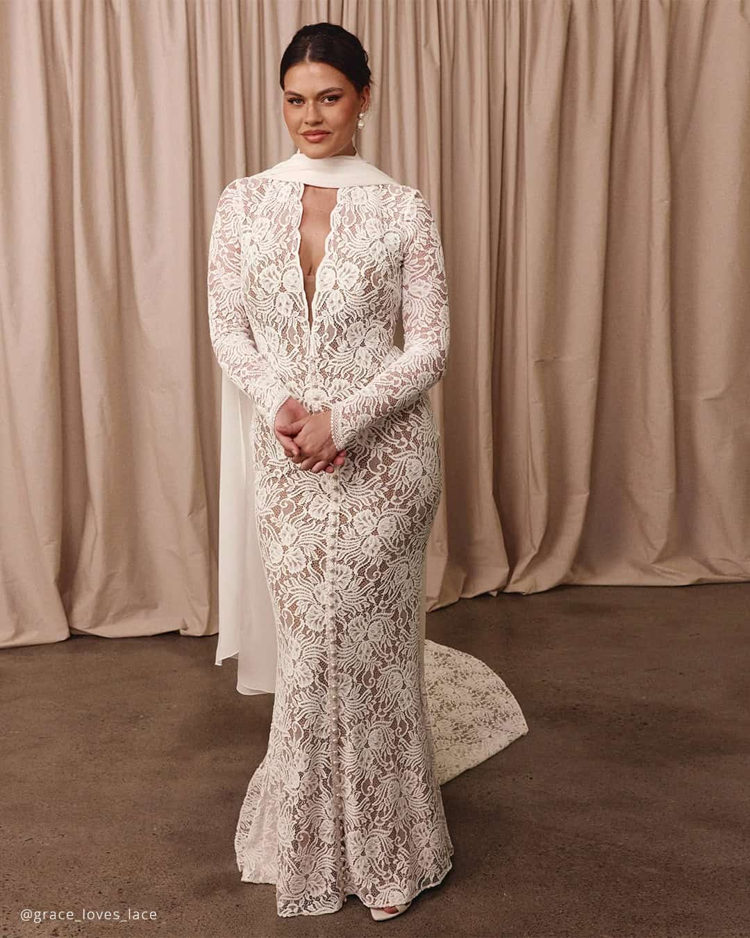 A line Wedding Dresses Plus Size