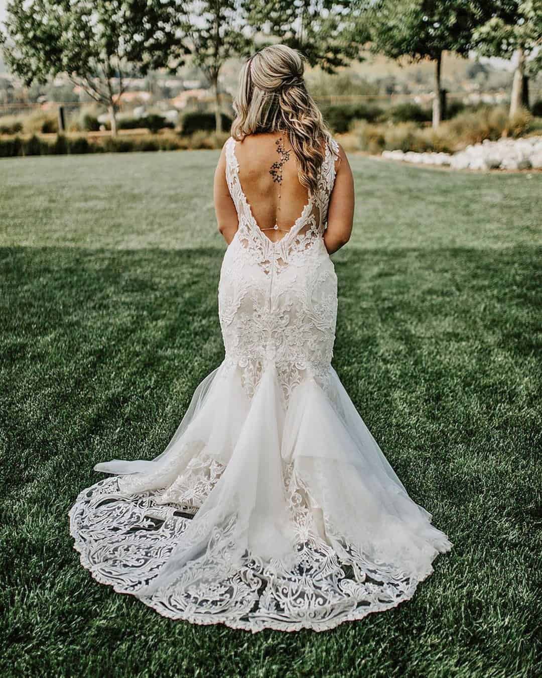 Basquie Waist Wedding Dresses