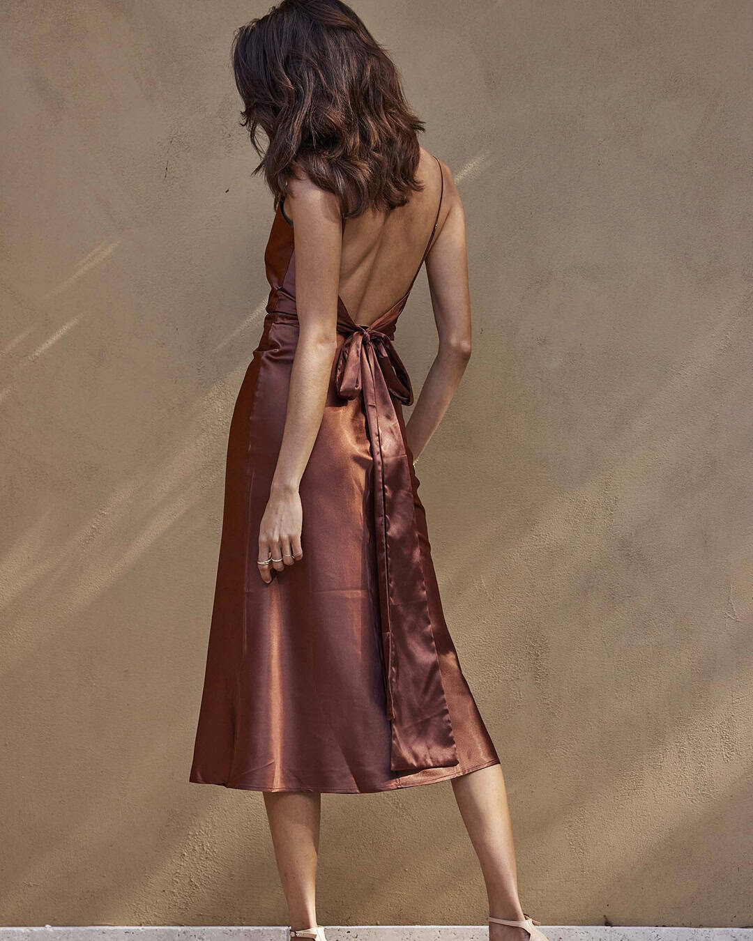 Velvet Rust Bridesmaid Dresses