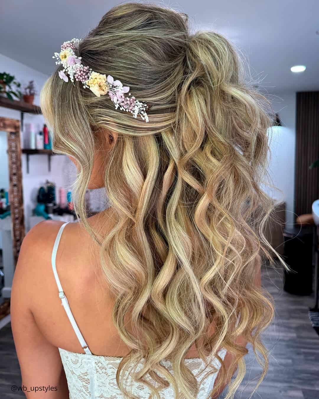 Spring Wedding Hairstyles For Bridesmaids