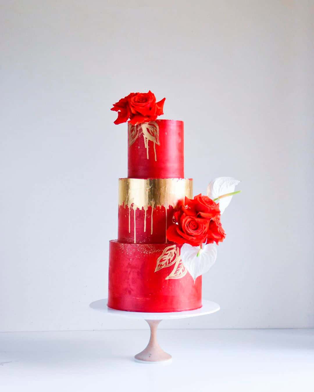 Types of Wedding Cakes Drip