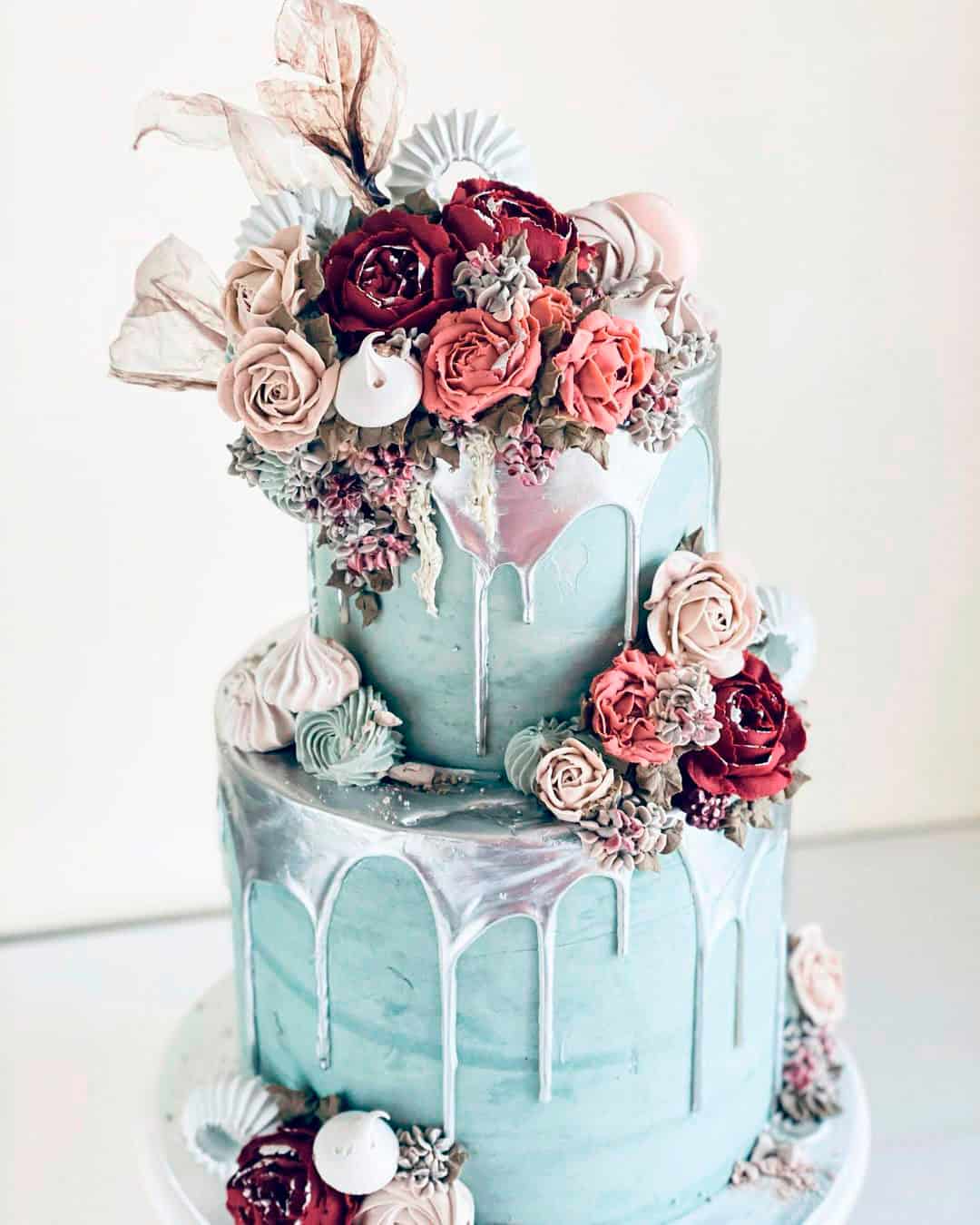 Types of Wedding Cakes Drip