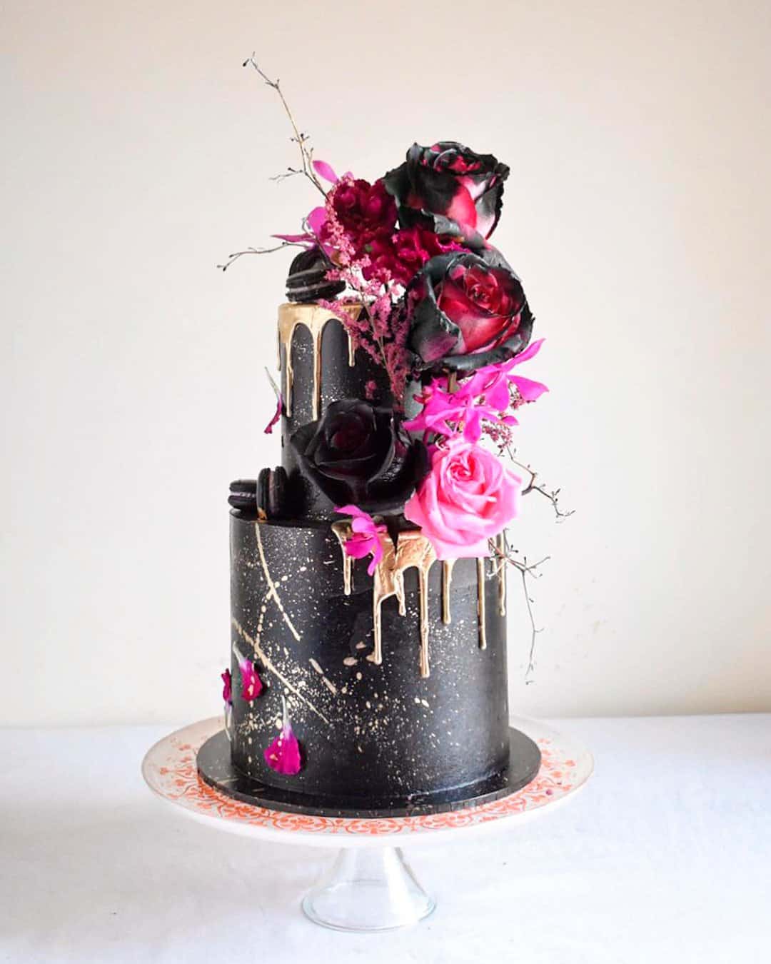 Types of Wedding Cakes Drip