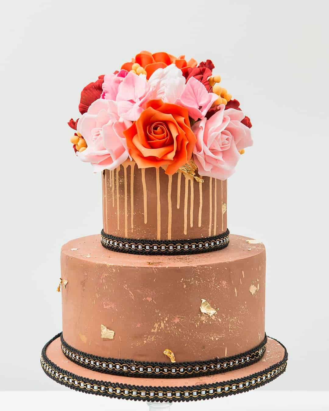 Types of Wedding Cakes Drip