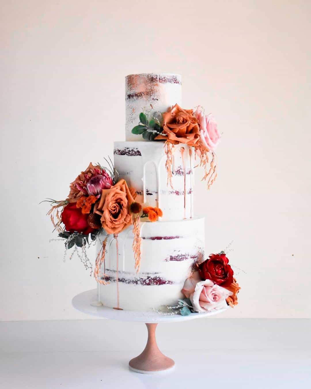 Types of Wedding Cakes Drip