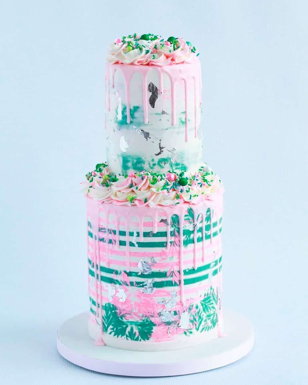 Types of Wedding Cakes Drip