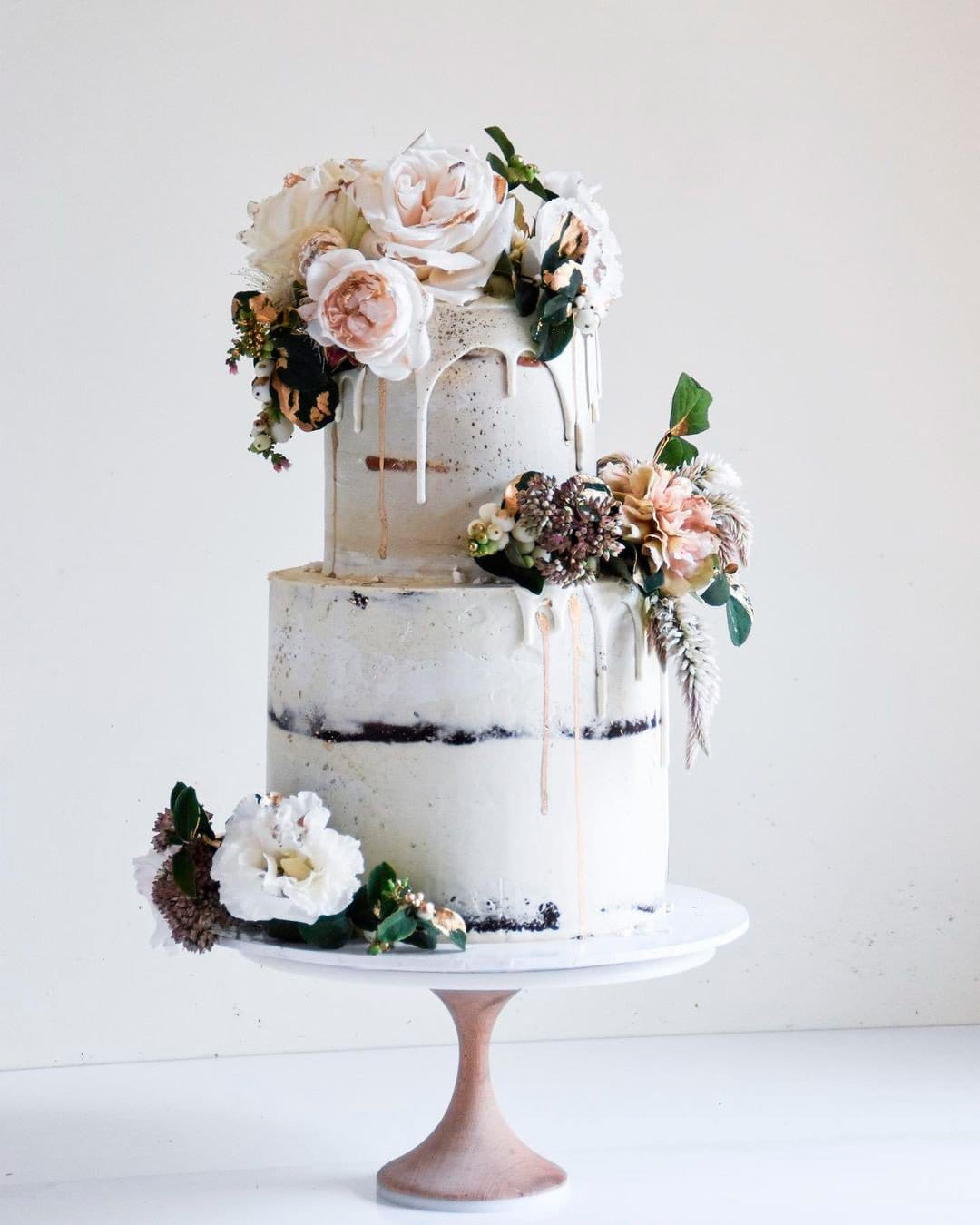 Types of Wedding Cakes Drip