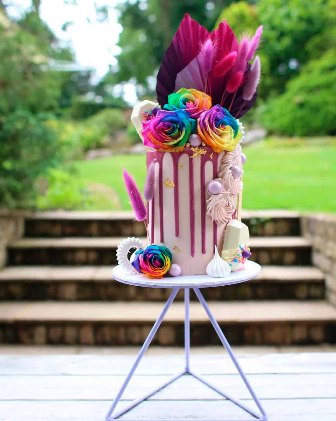 Types of Wedding Cakes Drip