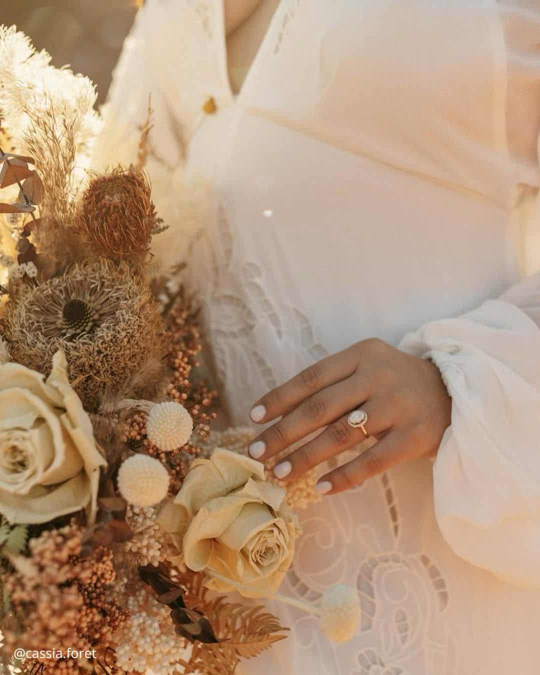 Dried Wedding Bouquet Ideas