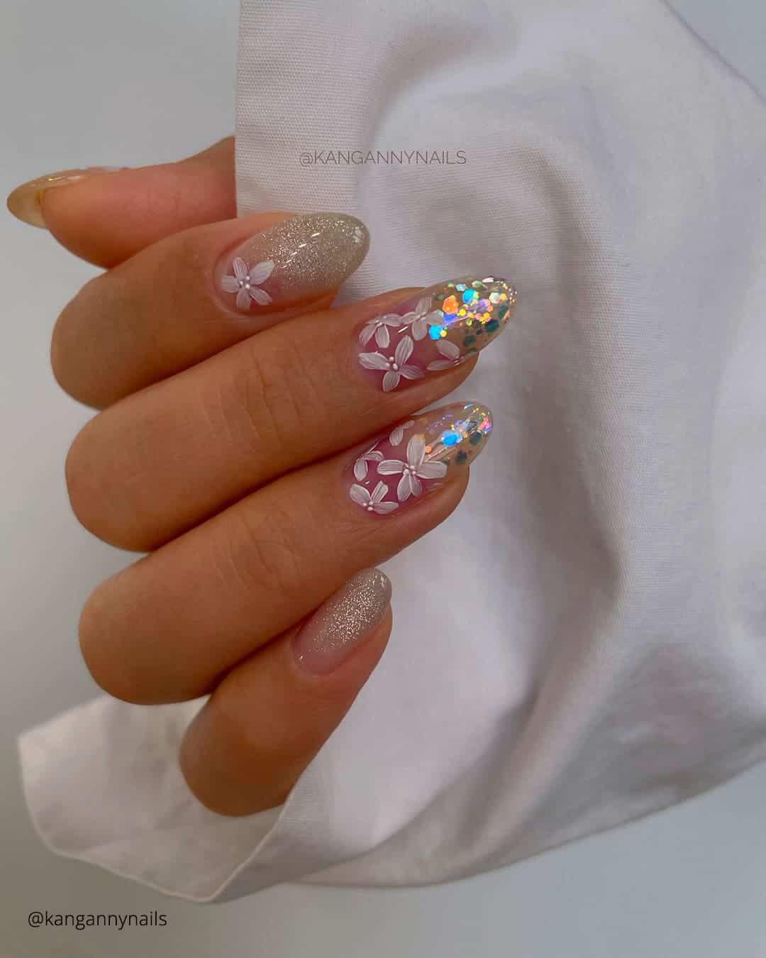 Colorful Nails For Indian Wedding