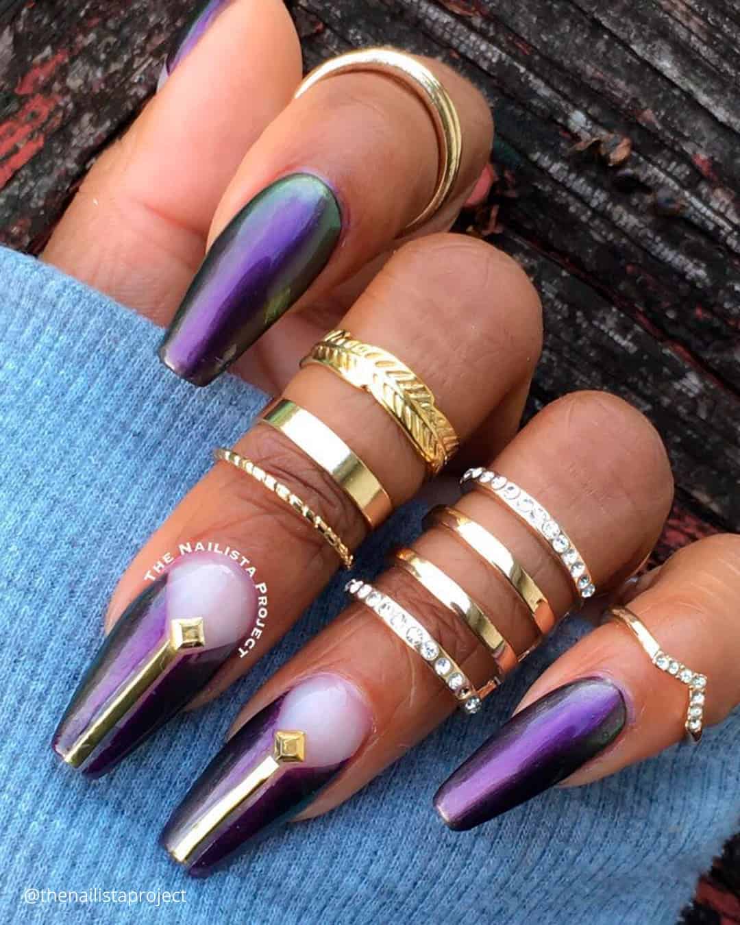 Simple Classy French Wedding Nails