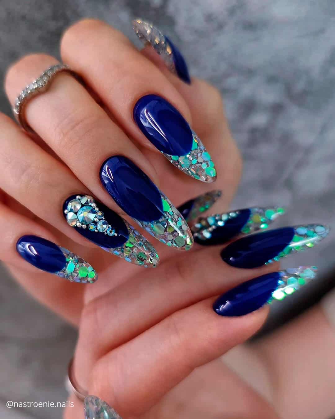 Simple Classy French Wedding Nails