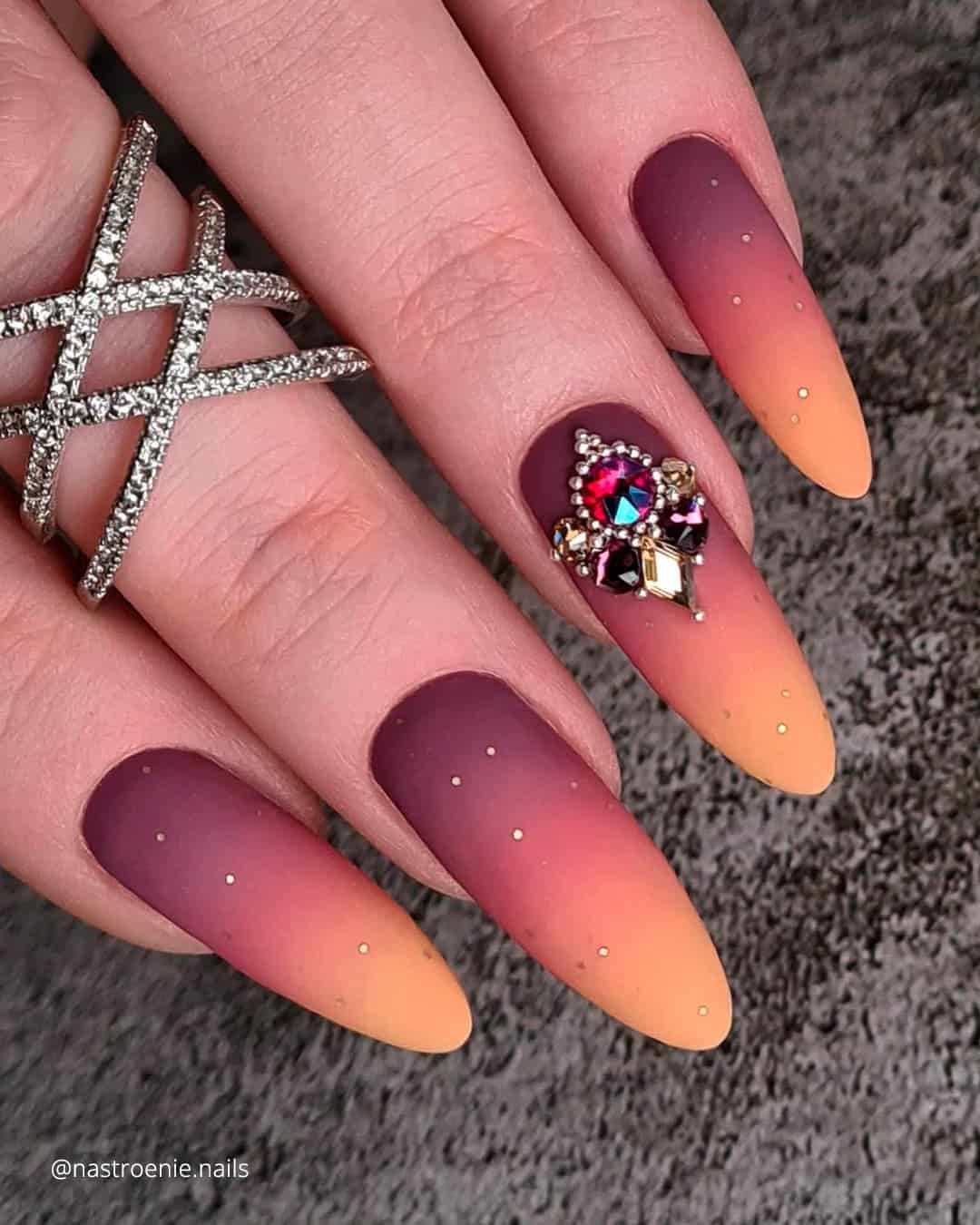 Flowers On Indian Bride Nails