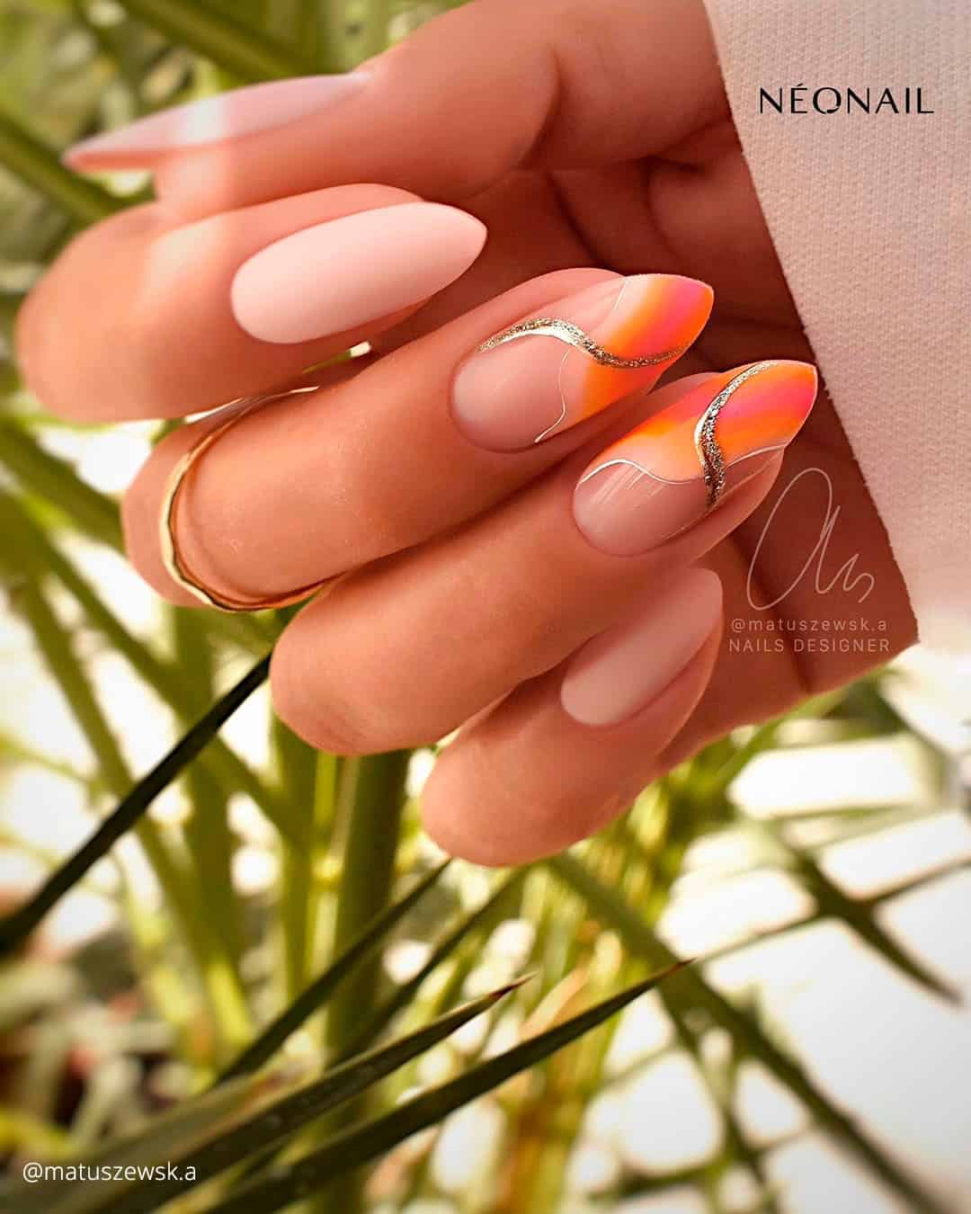 Flowers On Indian Bride Nails