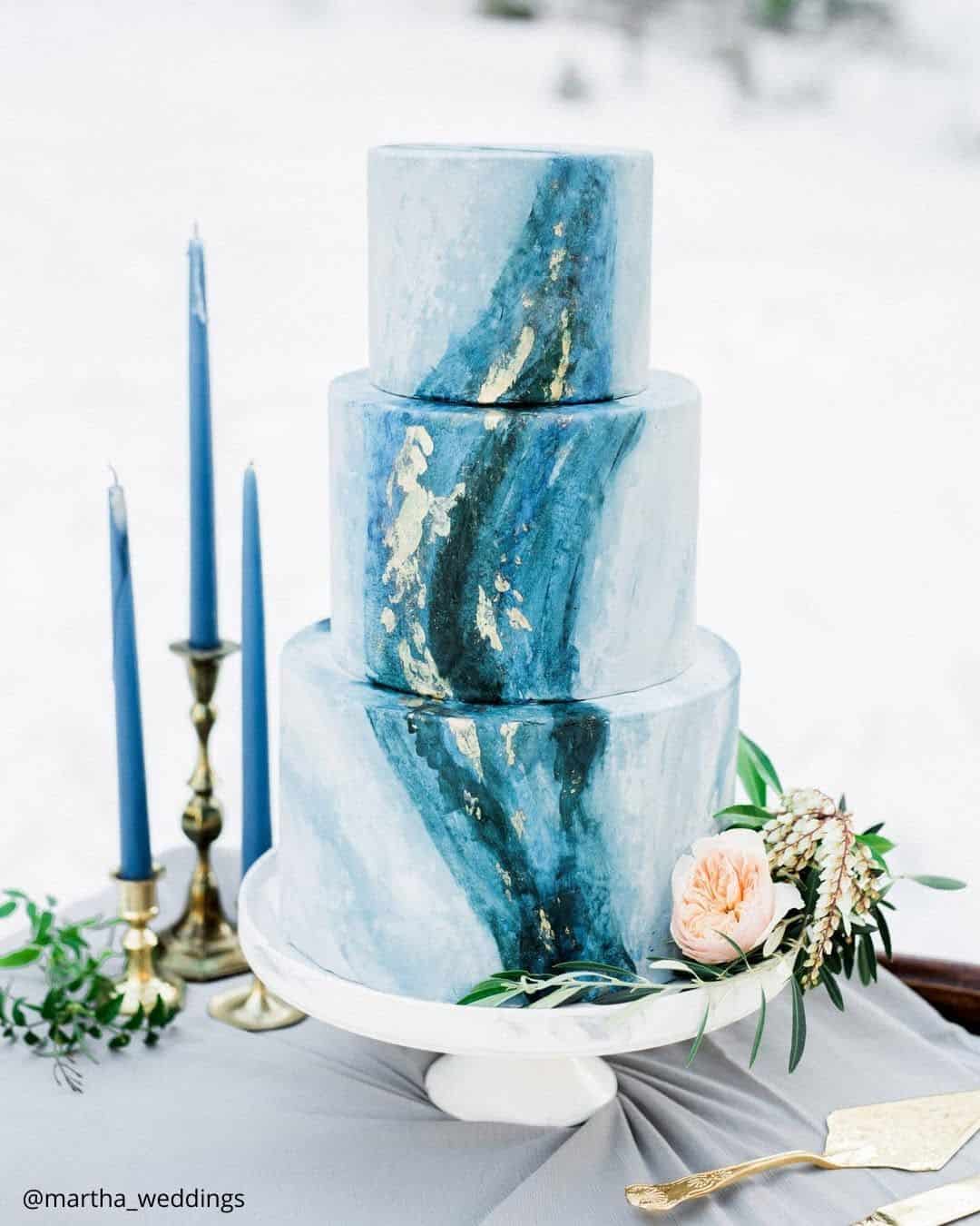 Golden Wedding Cakes