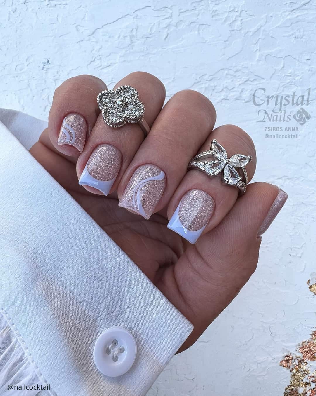 Glam Nail Ideas for Summer Wedding