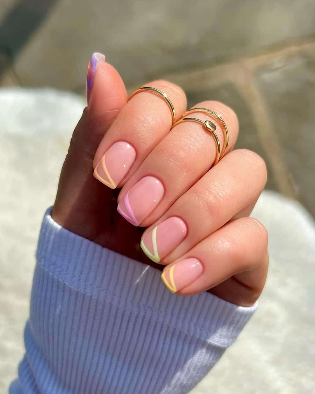 Summer Wedding Nails: French Manicure