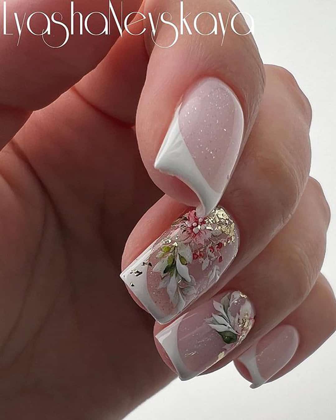 Adding Sparkle and Glamour to Summer Wedding Nails