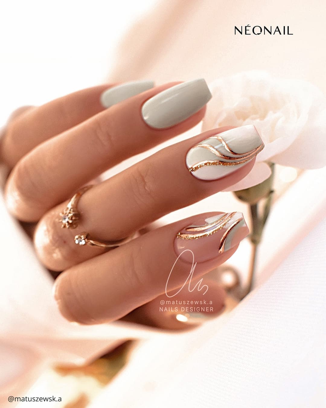 Elegant Simplicity: White Nails