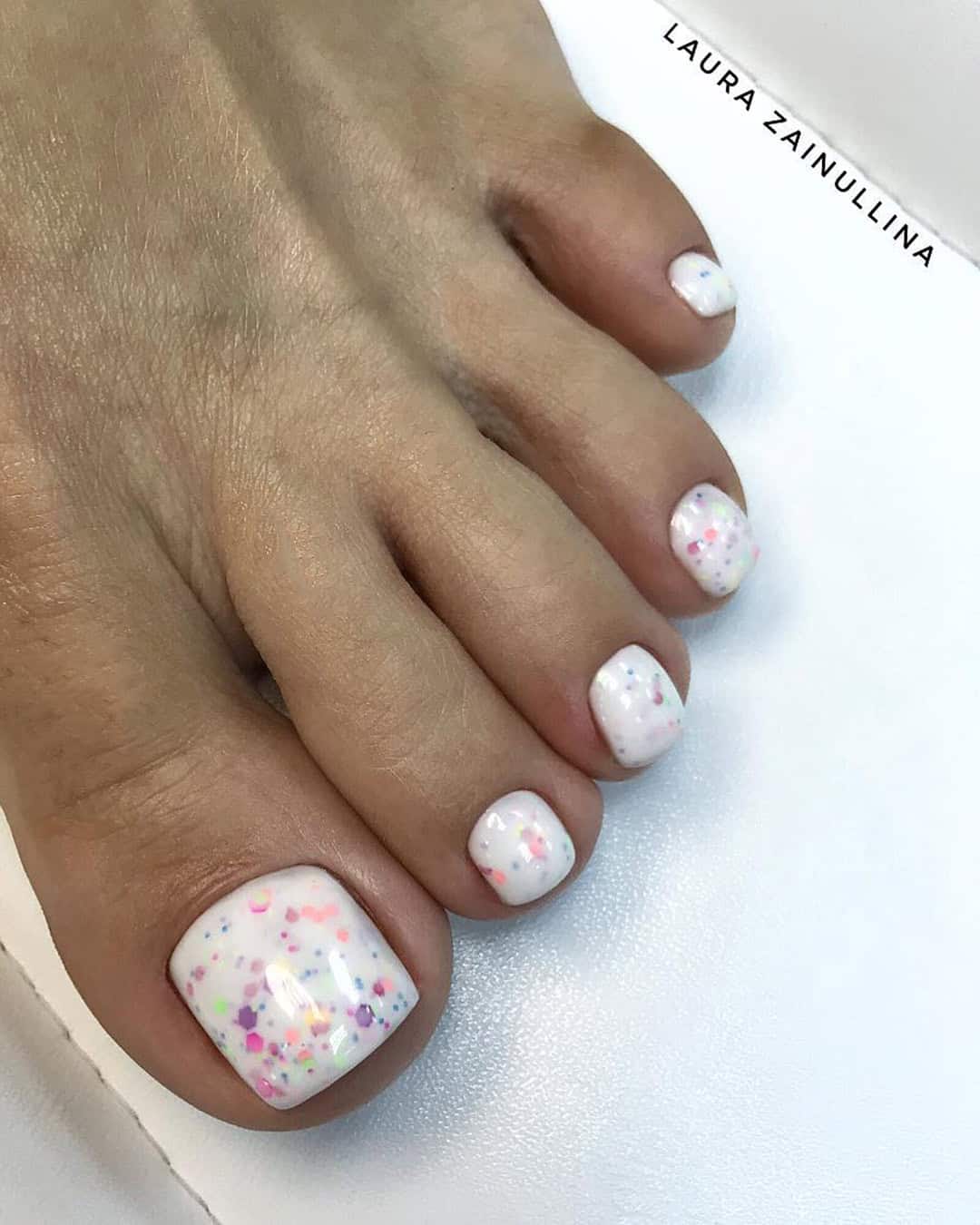 Summer Toe Nail Designs on One Big Finger