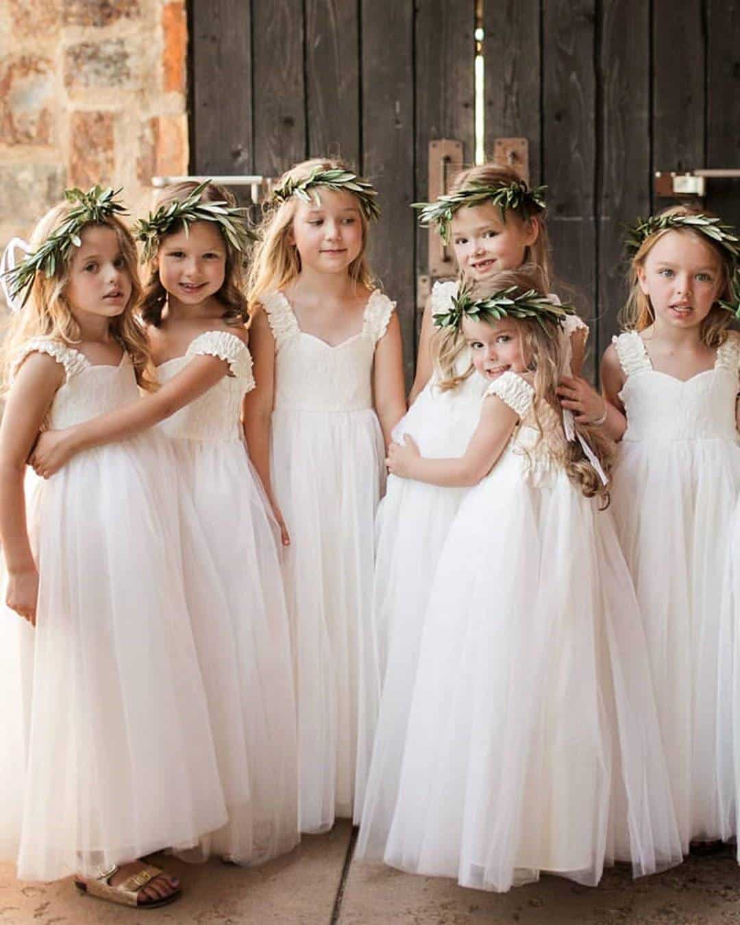 Simple Flower Girl Dresses