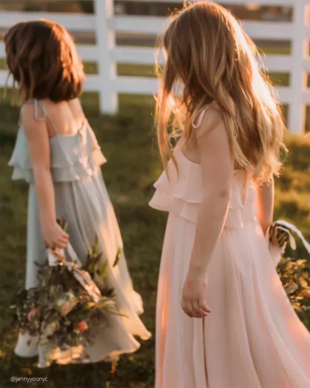 Long Sleeve Flower Girl Dresses