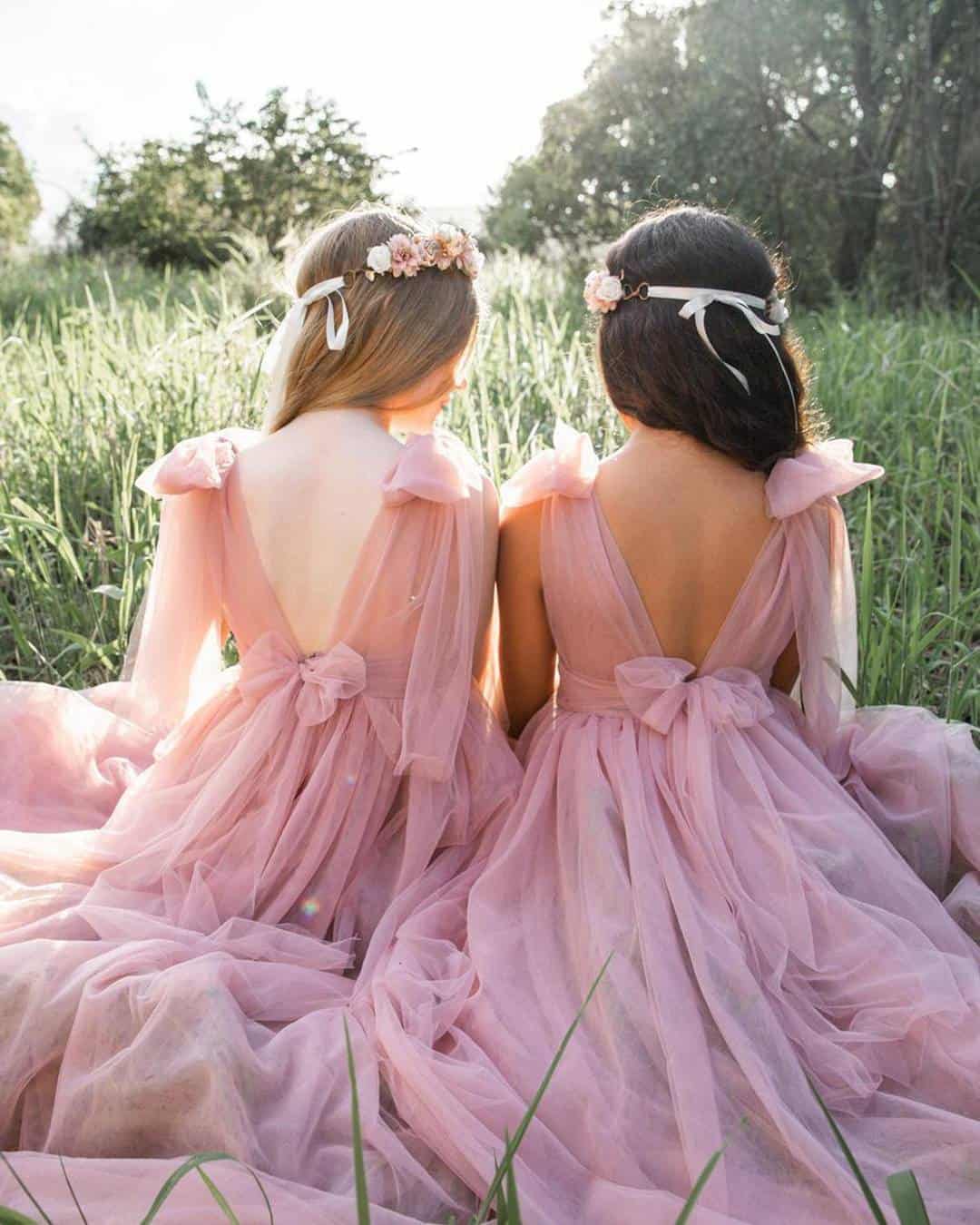 Long Sleeve Flower Girl Dresses