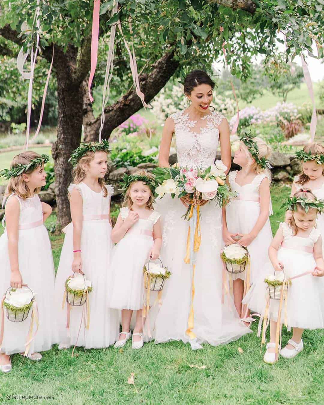 Blush Flower Girl Dresses