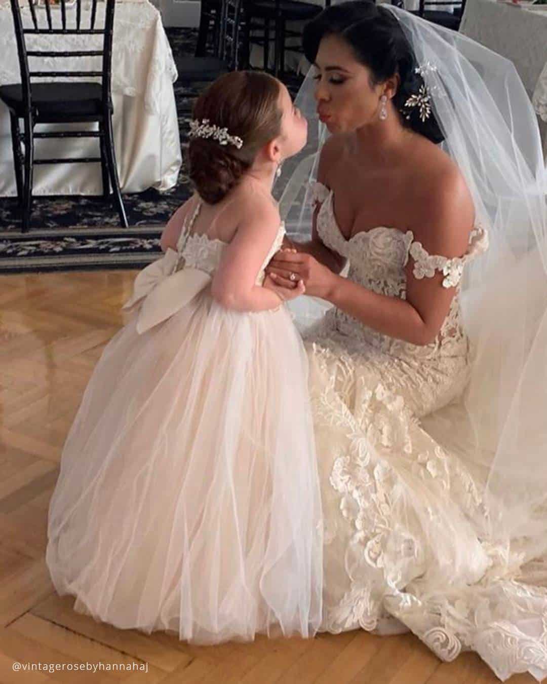 Blue Flower Girl Dresses