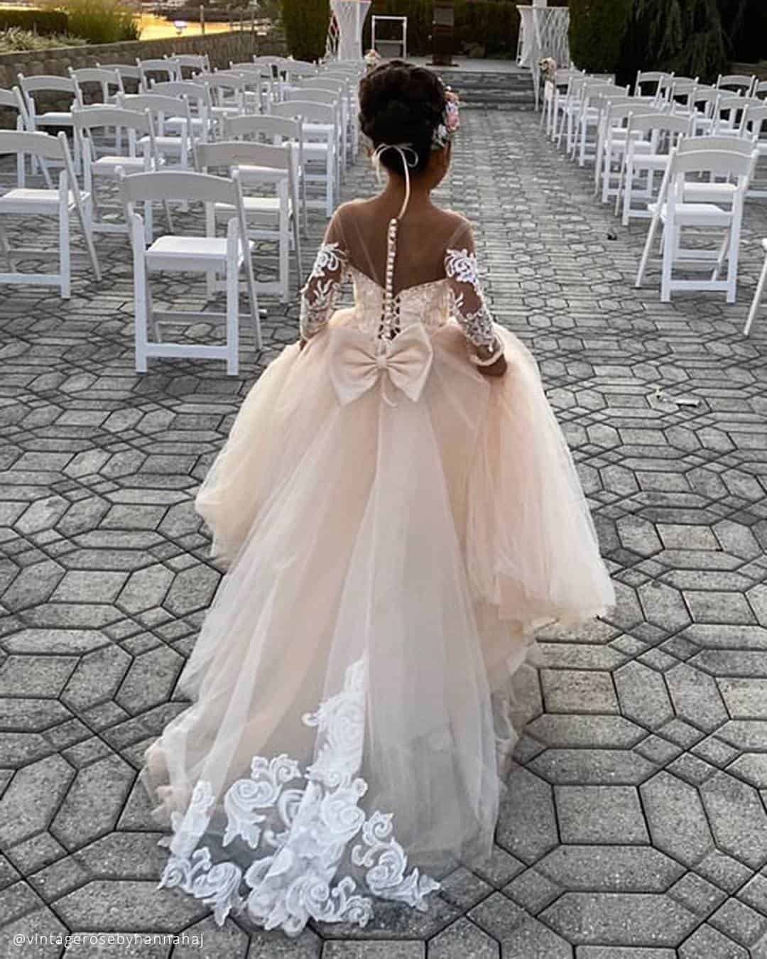 Blue Flower Girl Dresses