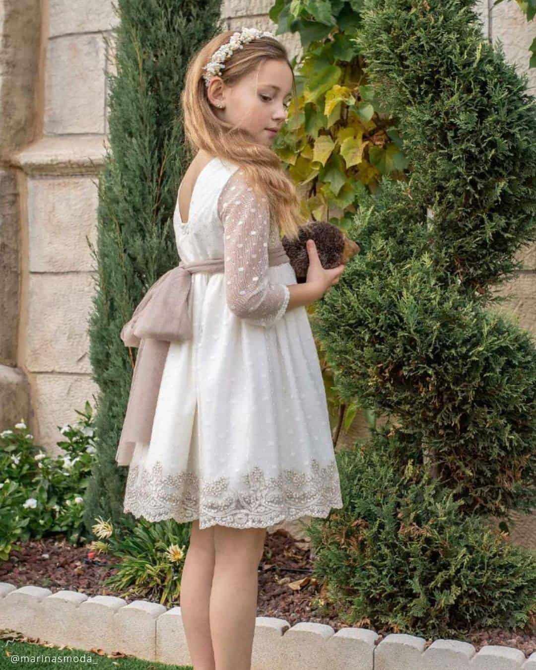 Blue Flower Girl Dresses