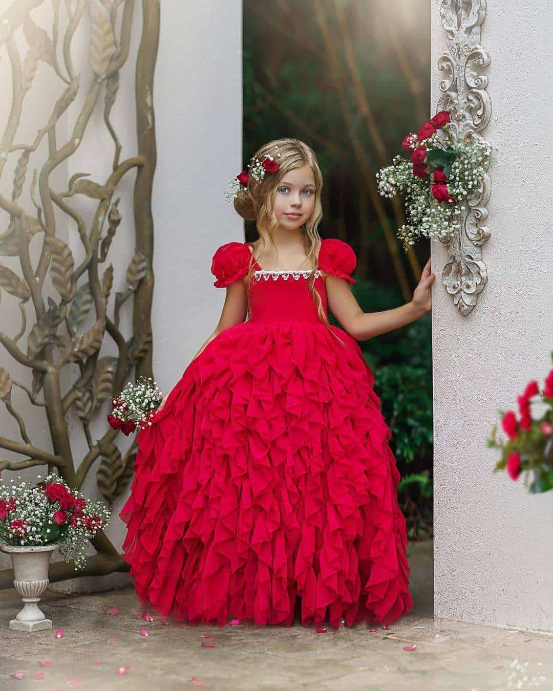 Black Flower Girl Dresses