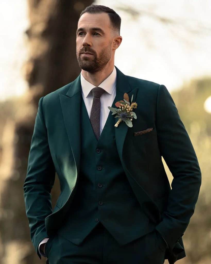 Bold Colors In Grooms Wedding Suits