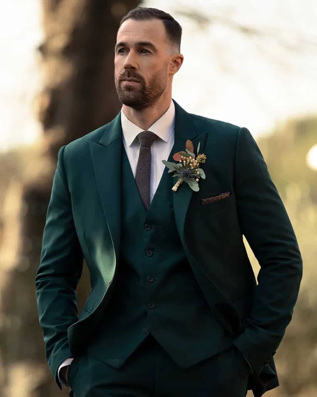 Bold Colors In Grooms Wedding Suits