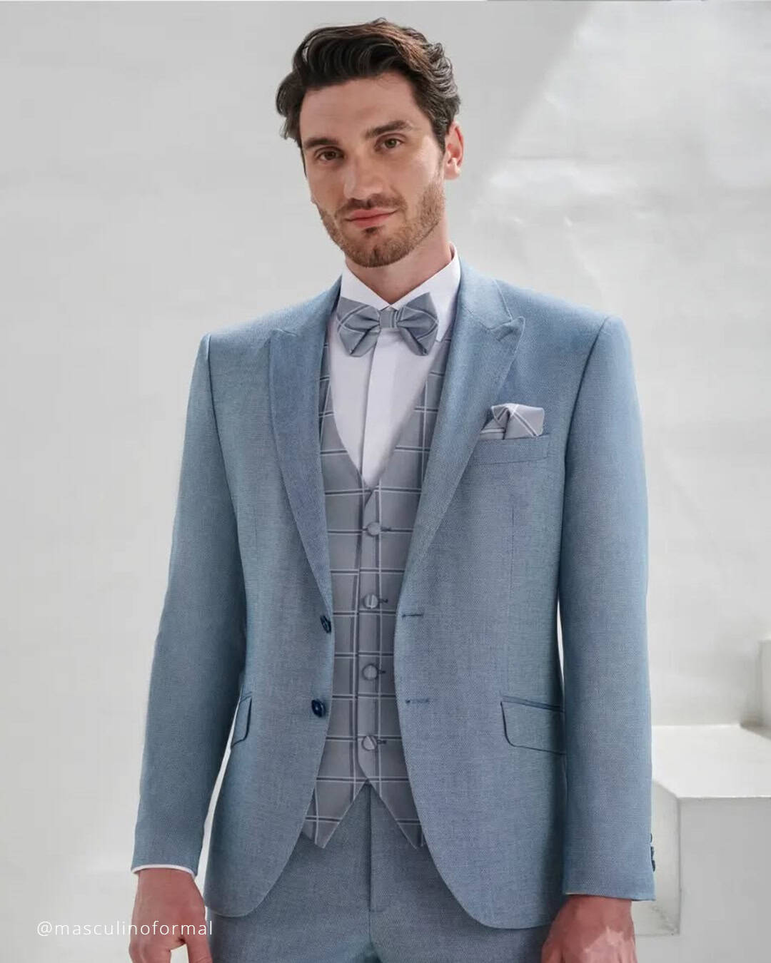 Patterned Fabrics Wedding Suits For The Groom