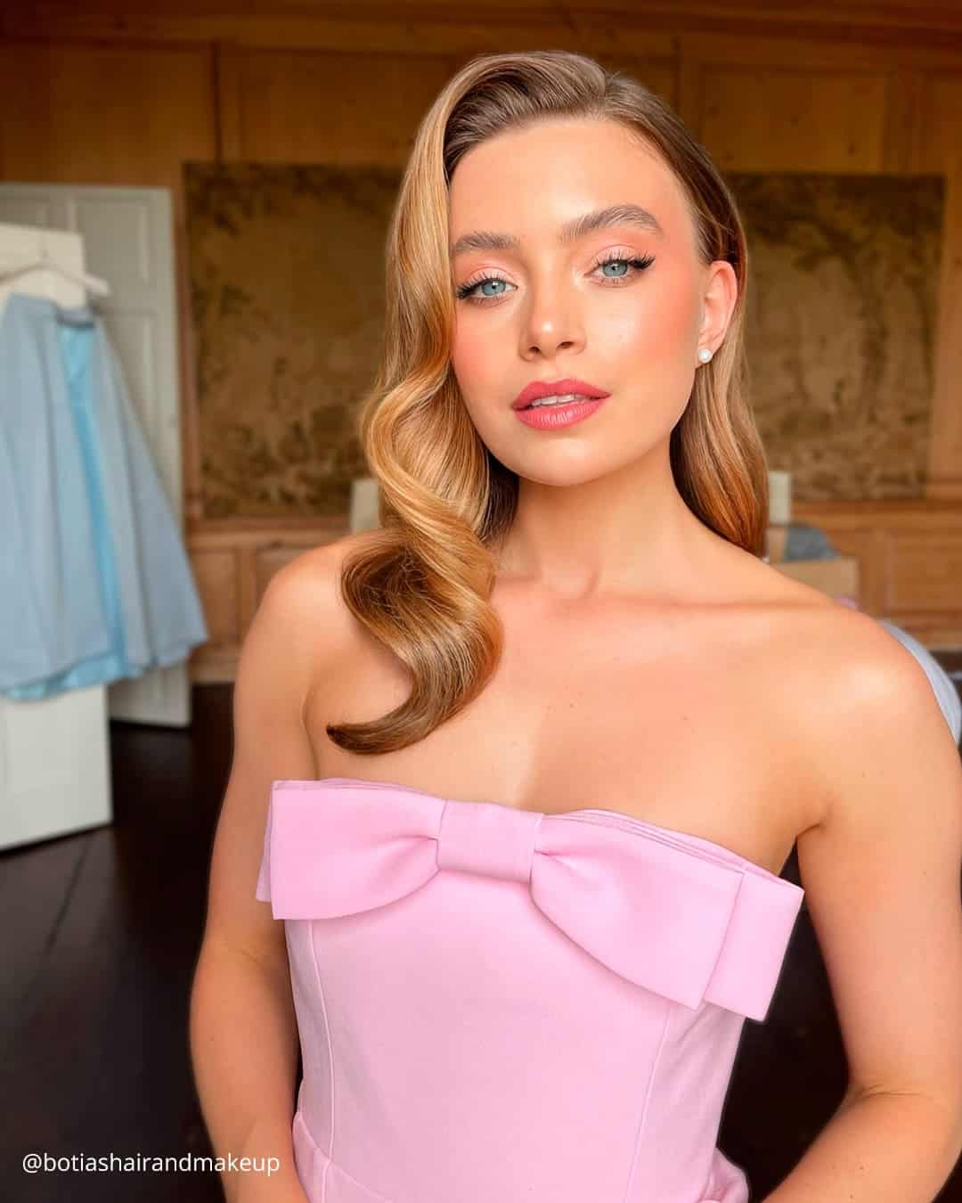 Side Curls Hairstyles For Wedding