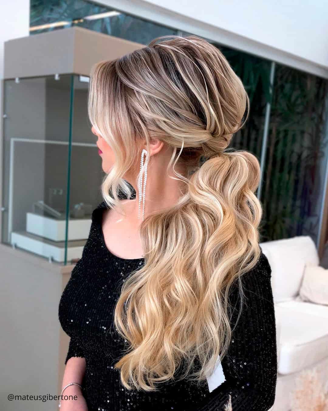 Side Ponytail Hairstyles For Wedding