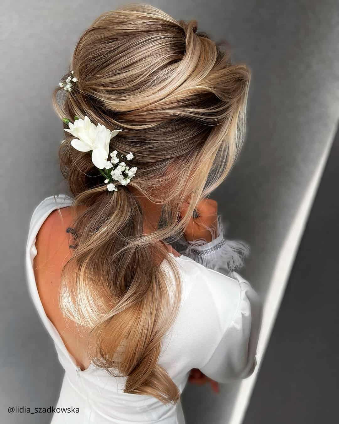 Side Ponytail Hairstyles For Wedding
