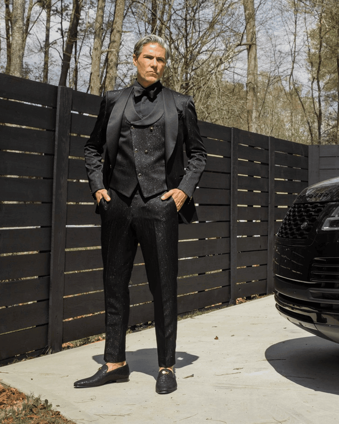 All Black Wedding Suits