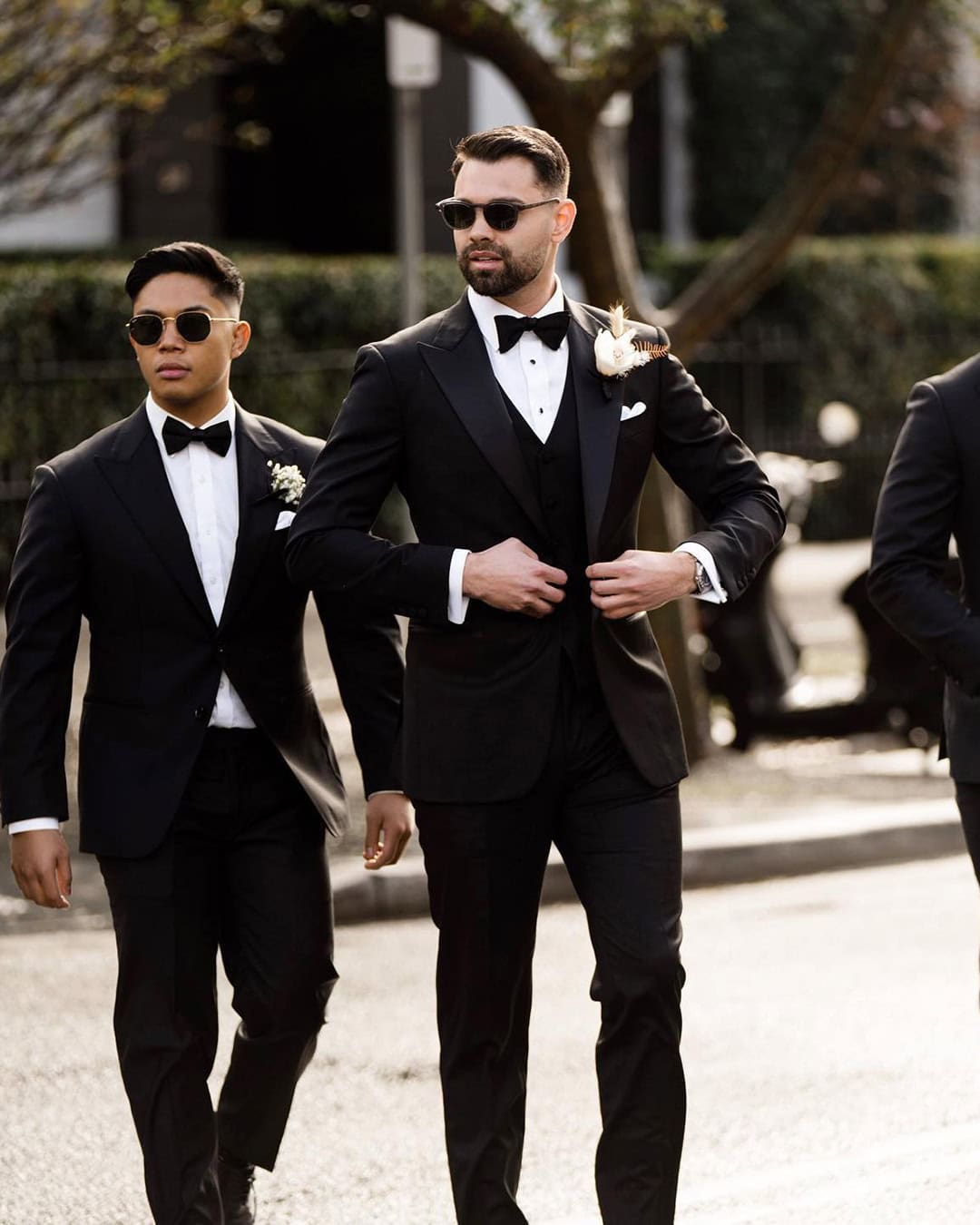 Black Wedding Tuxedo Ideas
