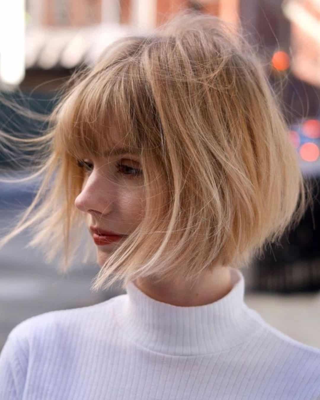 Bob With Bangs