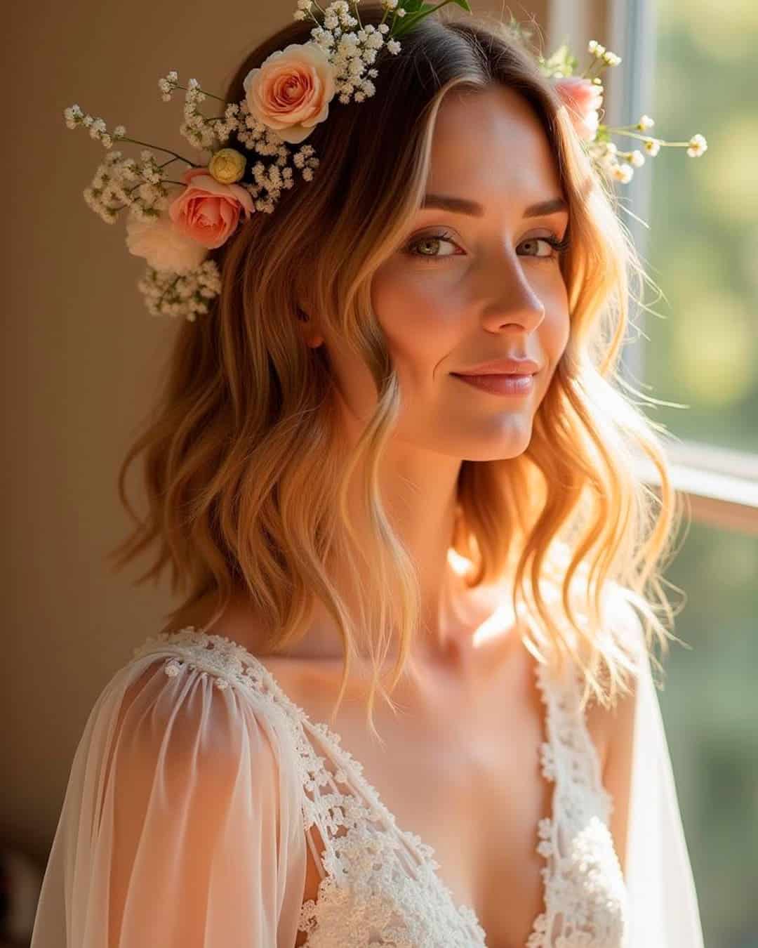 Wedding Bob With Veil