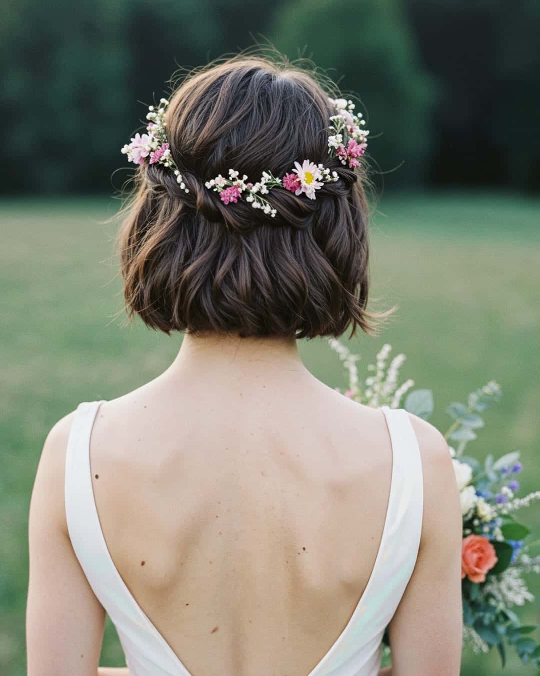 Wedding Bob With Veil